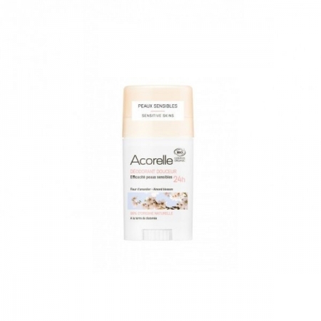 ACORELLE Organiczny dezodorant w sztyfcie z ziemią okrzemkową Almond Blossom ECOCERT 45g